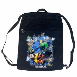 Disney 2012 Anniversary Disneyland Drawstring Bag Backpack